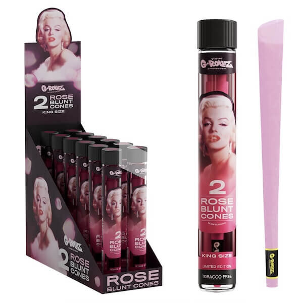 G-Rollz | Wraps & Blunts Rose Cones Fabulous Face (12x)