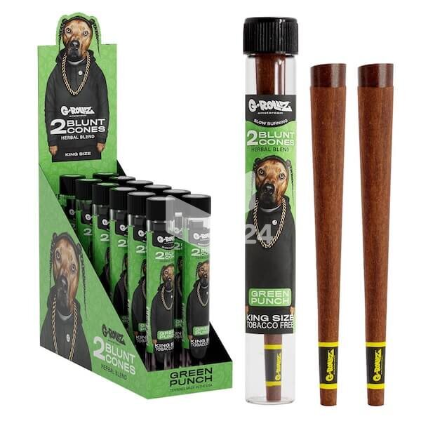 G-Rollz | Wraps & Blunts The Dog Green Punch (12x)