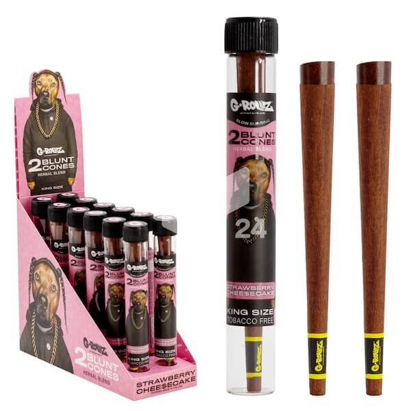 G-Rollz | Wraps & Blunts The Dog Strawberry Chee$ecake (12x)