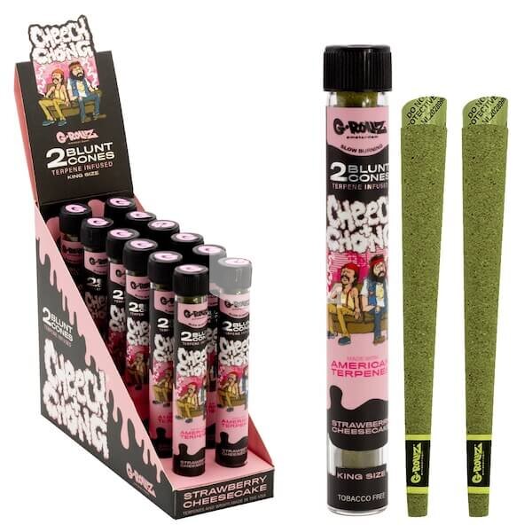 G-Rollz | Wraps & Blunts Cheech & Chong Strawberry Cheesecake (12x)