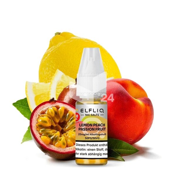 Elfbar - Elfliq Lemon Peach Passionfruit - 20mg Nikotin (Auslauf)