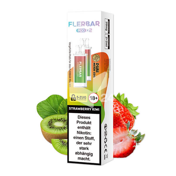 Flerbar -  Prefilled Pod Strawberry Kiwi *NEU*