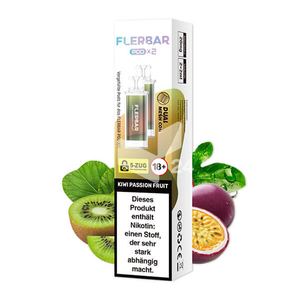 Flerbar -  Prefilled Pod Kiwi Passion Fruit *NEU*
