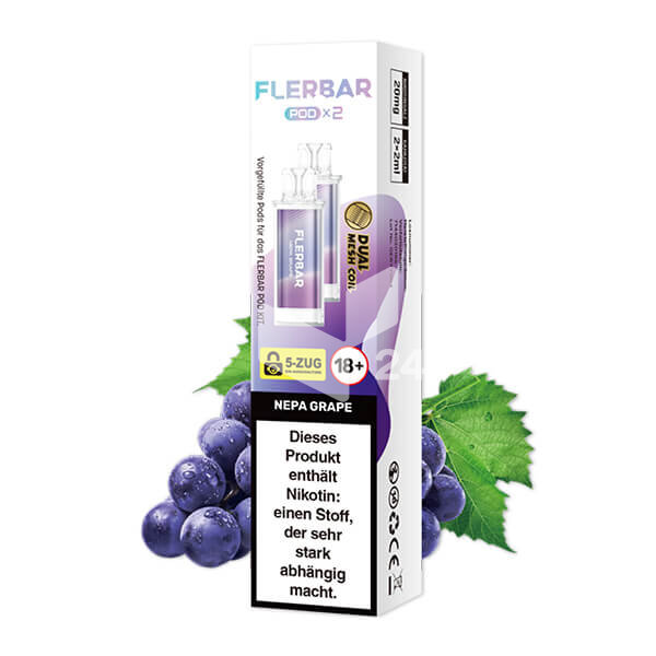 Flerbar -  Prefilled Pod Nepa Grape (Auslauf)