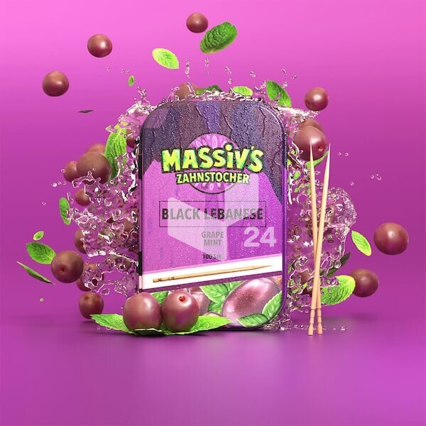 Massiv´s Zahnstocher Black Lebanese