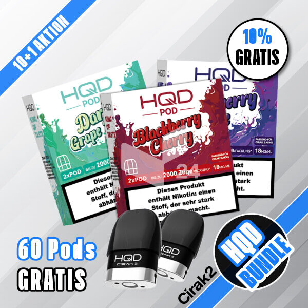 HQD Bundle 600+60 Gratis