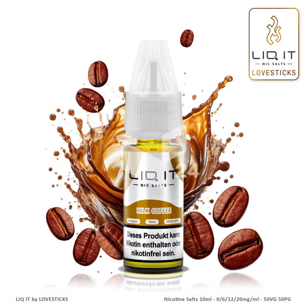 LIQ IT - Nic Salts Milk Coffee - 20mg