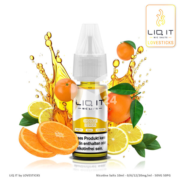 LIQ IT - Nic Salts Orange Lemon - 20mg