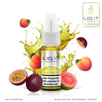 LIQ IT - Nic Salts Peach PassionFruit Guava - 20mg