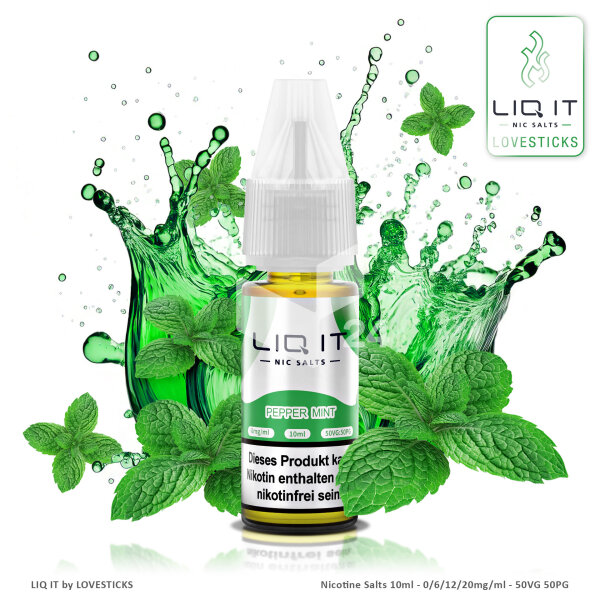 LIQ IT - Nic Salts Pepper Mint - 20mg
