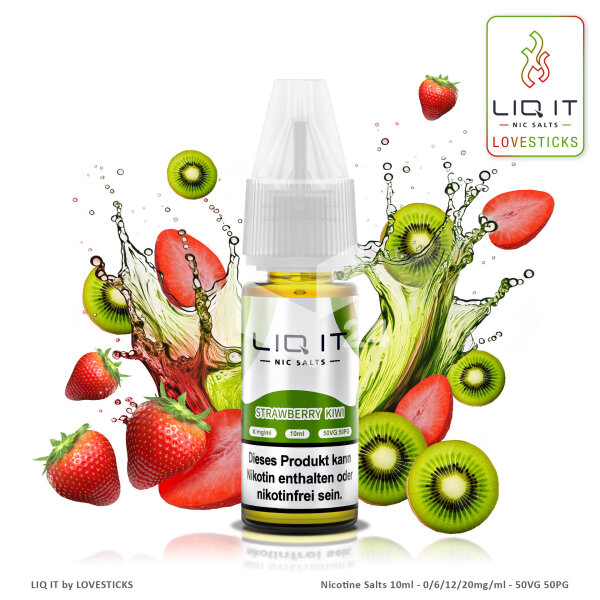 LIQ IT - Nic Salts Strawberry Kiwi - 20mg