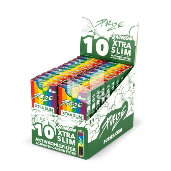 PURIZE Aktivkohlefilter 10er - rainbow