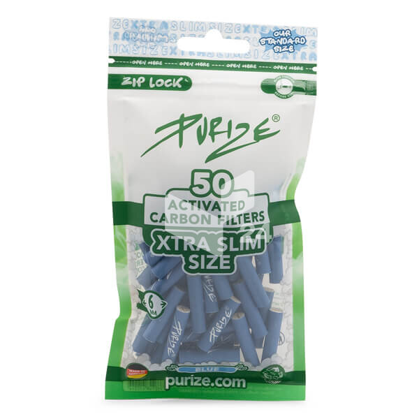 PURIZE Aktivkohlefilter 50er - blau