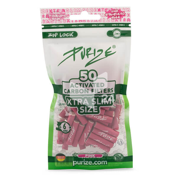 PURIZE Aktivkohlefilter 50er - pink