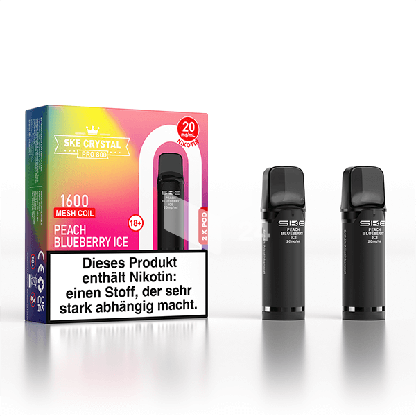 Crystal 800 Pro Peach Blueberry Ice
