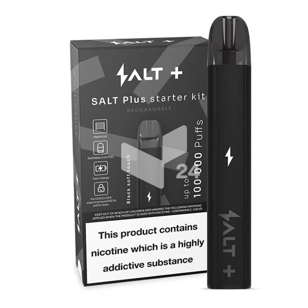 SALT Plus Akku Black Soft Touch
