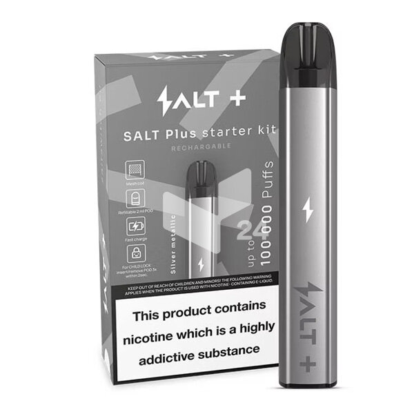 SALT Plus Akku Silver Metallic