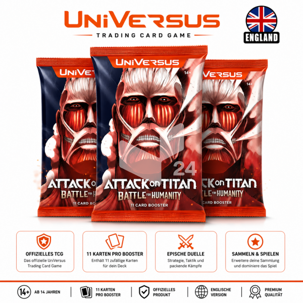 Attack on Titan Booster - Englisch