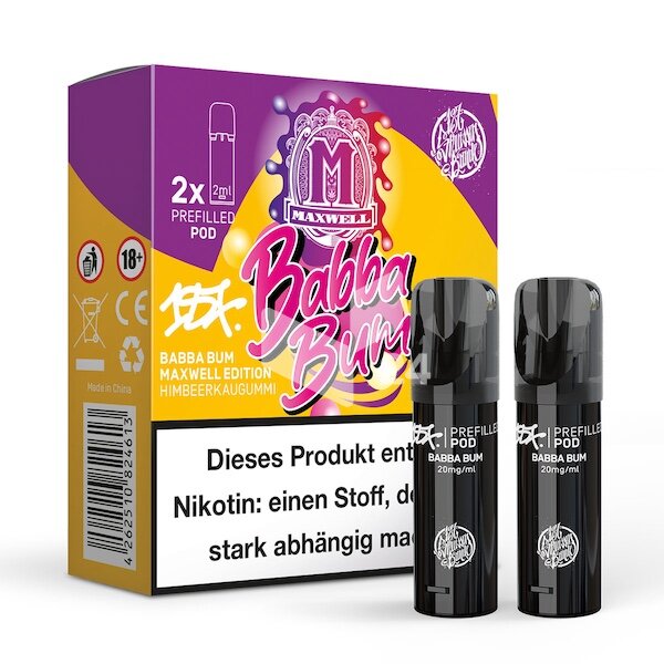187 Pod (2x) (kompatibel) Babba Bum – Maxwell Edition