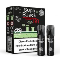 187 Pod (2x) (kompatibel) Supa Black NEU