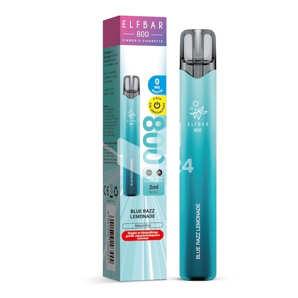 ELFBAR 800 - (ohne Nikotin) Blue Razz Lemonade