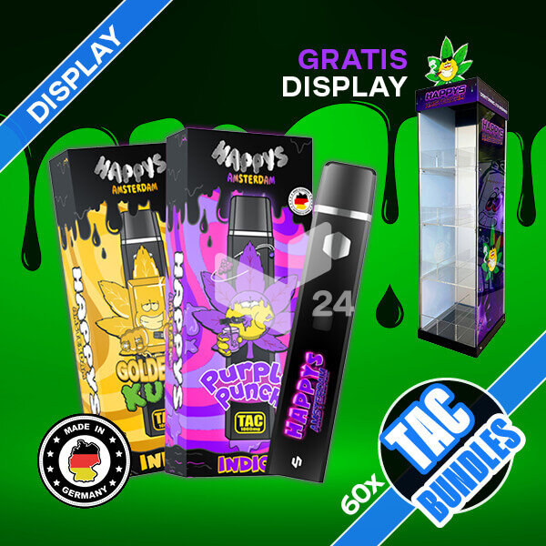 Happys Amsterdam Bundle + GRATIS Display