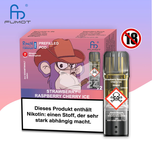 RandM Pod - Strawberry Raspberry Cherry Ice