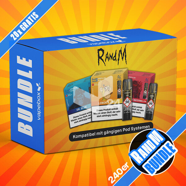 4.) RandM Pods Bundle 220x+20x GRATIS