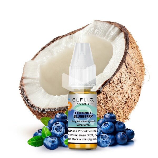 Elfbar - Elfliq Coconut Blueberry - 10mg Nikotin