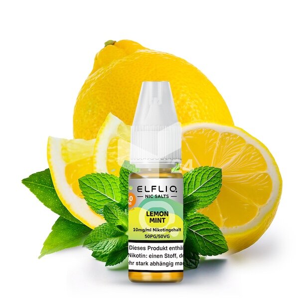 Elfbar - Elfliq Lemon Mint - 10mg Nikotin