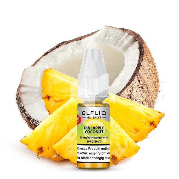 Elfbar - Elfliq Pineapple Coconut - 20mg Nikotin