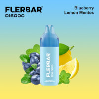Flerbar - D16000 Blueberry Lemon Mint