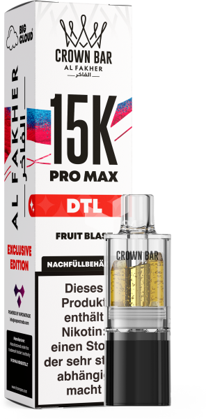 AL Fakher - Pro Max 15K Pod 10ml – Fruit Blast – DTL