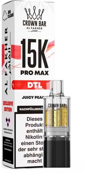 AL Fakher - Pro Max 15K Pod 10ml – Peach Ice – DTL