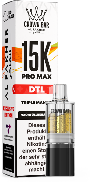 AL Fakher - Pro Max 15K Pod 10ml – Triple Mango – DTL