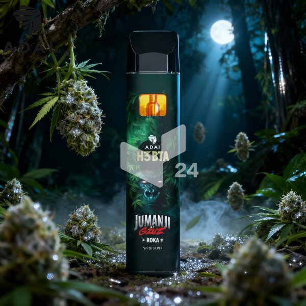 Jumanji by GZUZ - H3 Koka" (Super Silver Haze) - 1ml CRD