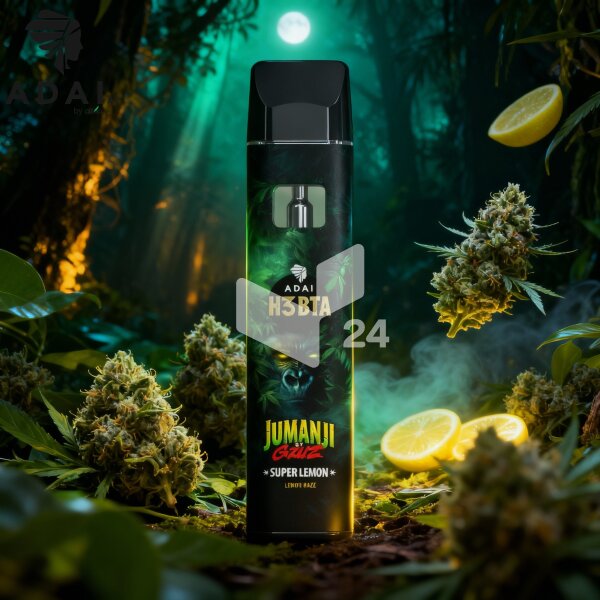 Jumanji by GZUZ - H3 Super Lemon" (Lemon Haze) - 1ml CRD
