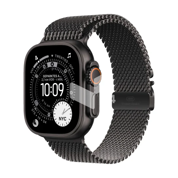 APPLE Watch Ultra 3 GPS + Cellular 49, 2025 Smartwatch Titangehäuse Titan, 180-210 mm, Schwarz