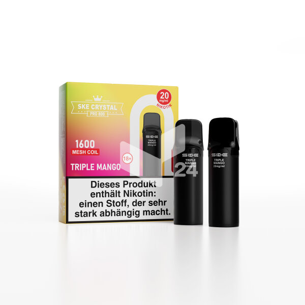 SKE - Crystal 800 Pro Triple Mango NEU