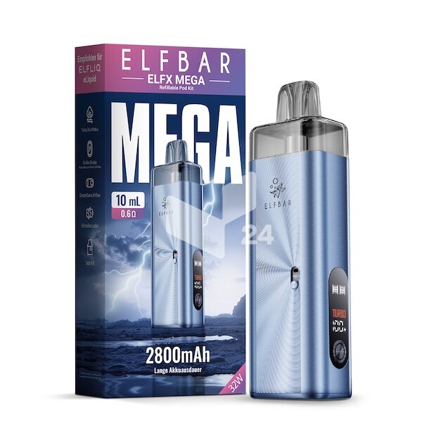 ELFBAR ELFX MEGA  2800 mAh, 32 W, Dual-Mesh Pods (5/10 ml) | Vapebox