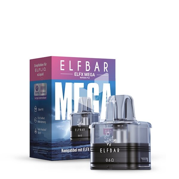 Elf Bar - ELFX MEGA 5ml Pod 0,6 Ω