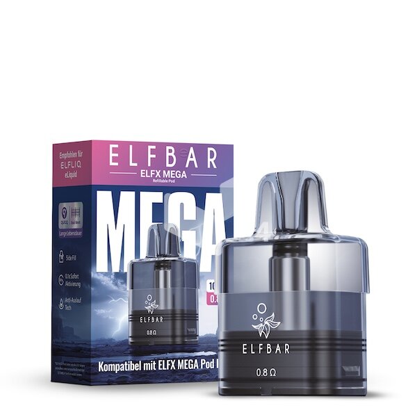 Elf Bar - ELFX MEGA 10ml Pod 0,8 Ω