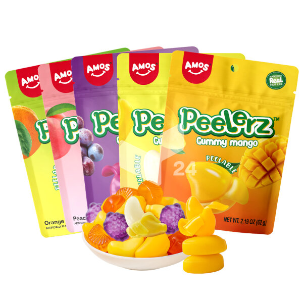 Amos Peelerz Candy – Schälbare Fruchtgummi 65g