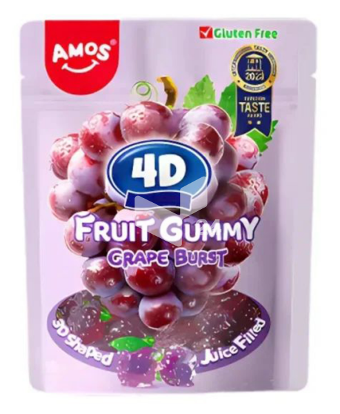 Amos Candy – 4D Grape Gummy