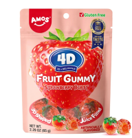 Amos Candy – 4D Strawberry Gummy