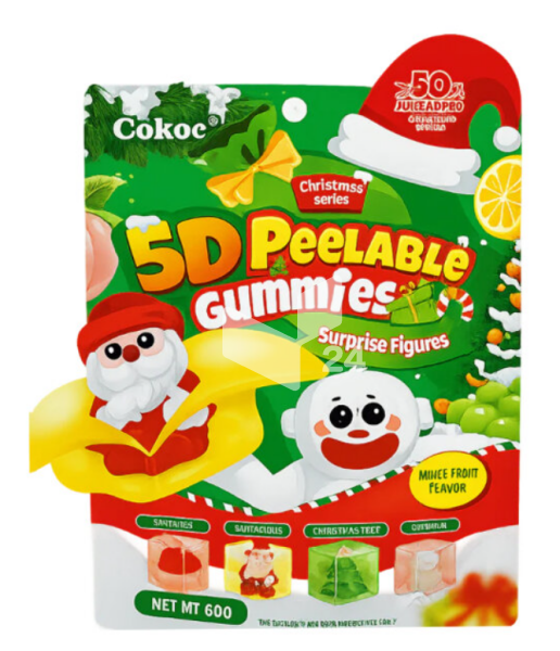 Amos Peelerz Candy – Schälbare Fruchtgummi 5D Peelable Gummies Christmas Edition