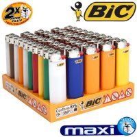 BIC® Einwegfeuerzeug 50er-Display Maxi J6