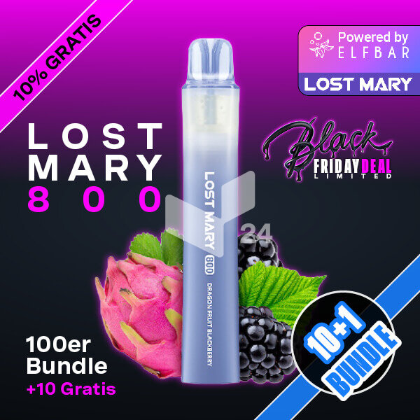Lost Mary powered by Elfbar Bundle 800 - 100+10 Gratis