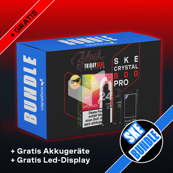3.) SKE Crystal 800 Pro Bundle +Gratis Akku&Display
