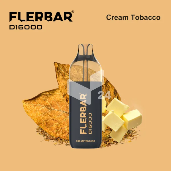 Flerbar - D16000 Cream Tobacco